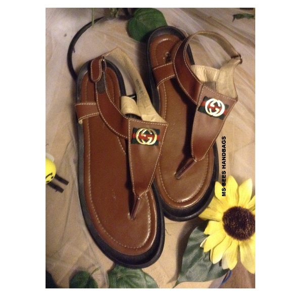 Gucci Shoes - Vintage Gucci Leather Sandals